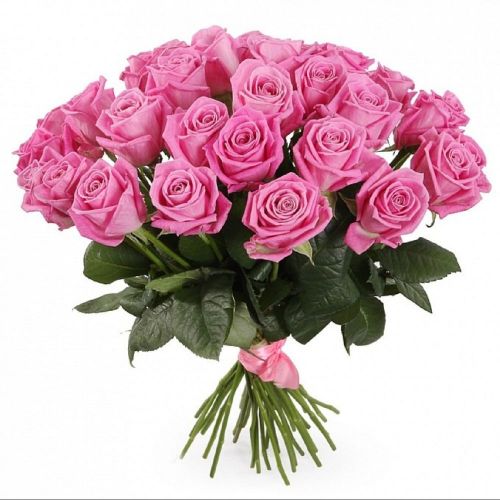 Заказать букет из 35-ти розовых роз с доставкой по Долгопрудному